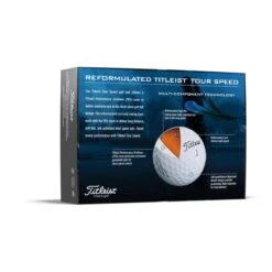 Titleist Tour Speed Golf Ball 2022 -golf 2022 tourspeed dozen white back rgb