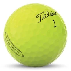 Titleist Tour Speed Golf Ball 2022 -golf 2022 tourspeed yellow hero rgb