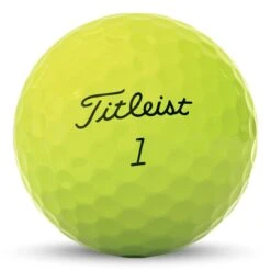 Titleist Tour Speed Golf Ball 2022 -golf 2022 tourspeed yellow view1 rgb