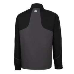 FootJoy Mens 1/2 Zip Sport Windshirt - Black -golf 32609 footjoy sport pullover black charcoal back