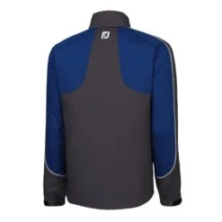 FootJoy Mens 1/2 Zip Sport Windshirt - Charcoal/Royal -golf 32612 footjoy sport pullover charcoal back