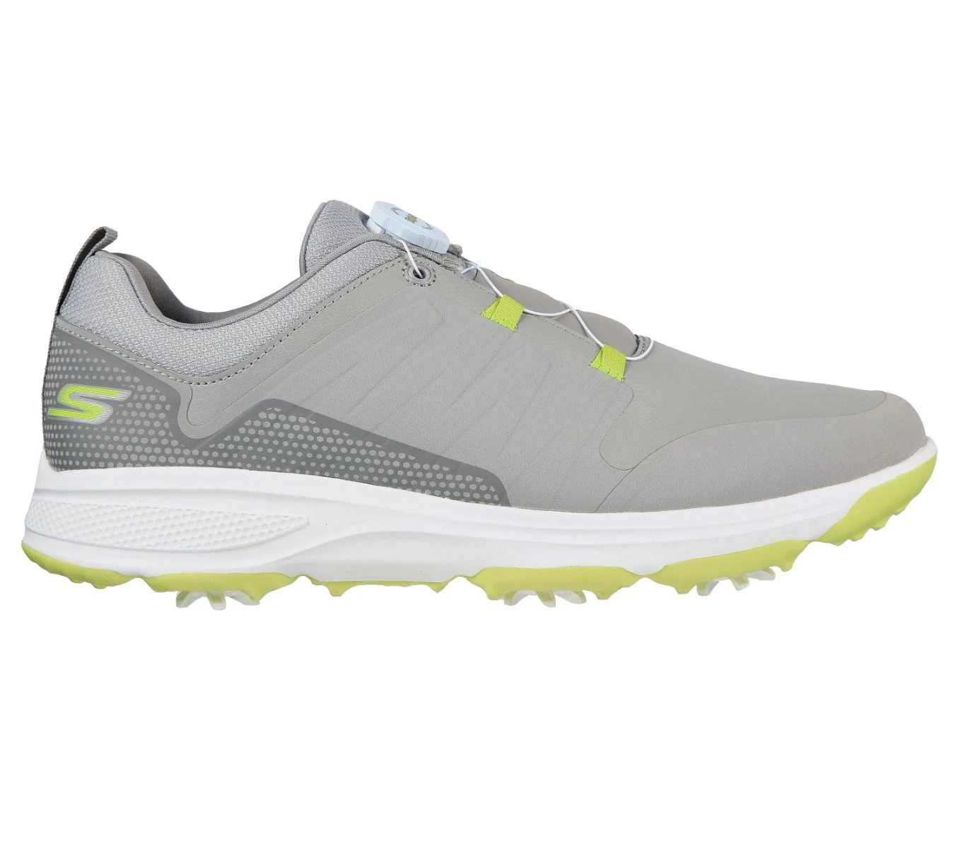 Skechers Men's Go Golf Torque Twist Golf Shoe - Grey/Yellow 4 Skechers Men's Go Golf Torque Twist Golf Shoe - Grey/Yellow - Image 2