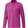 Adidas Men's 2023 3-Stripes 1/4 Zip Sweatshirt - Fuschia -golf adidas mens 2023 3 stripes 14 zip sweatshirt fuschia 137234 c 1