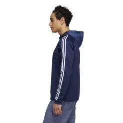 Adidas Men's 2023 3-Stripes Cold.RDY Hoodie - Navy -golf adidas mens 2023 3 stripes coldrdy hoodie navy 137459 c 4