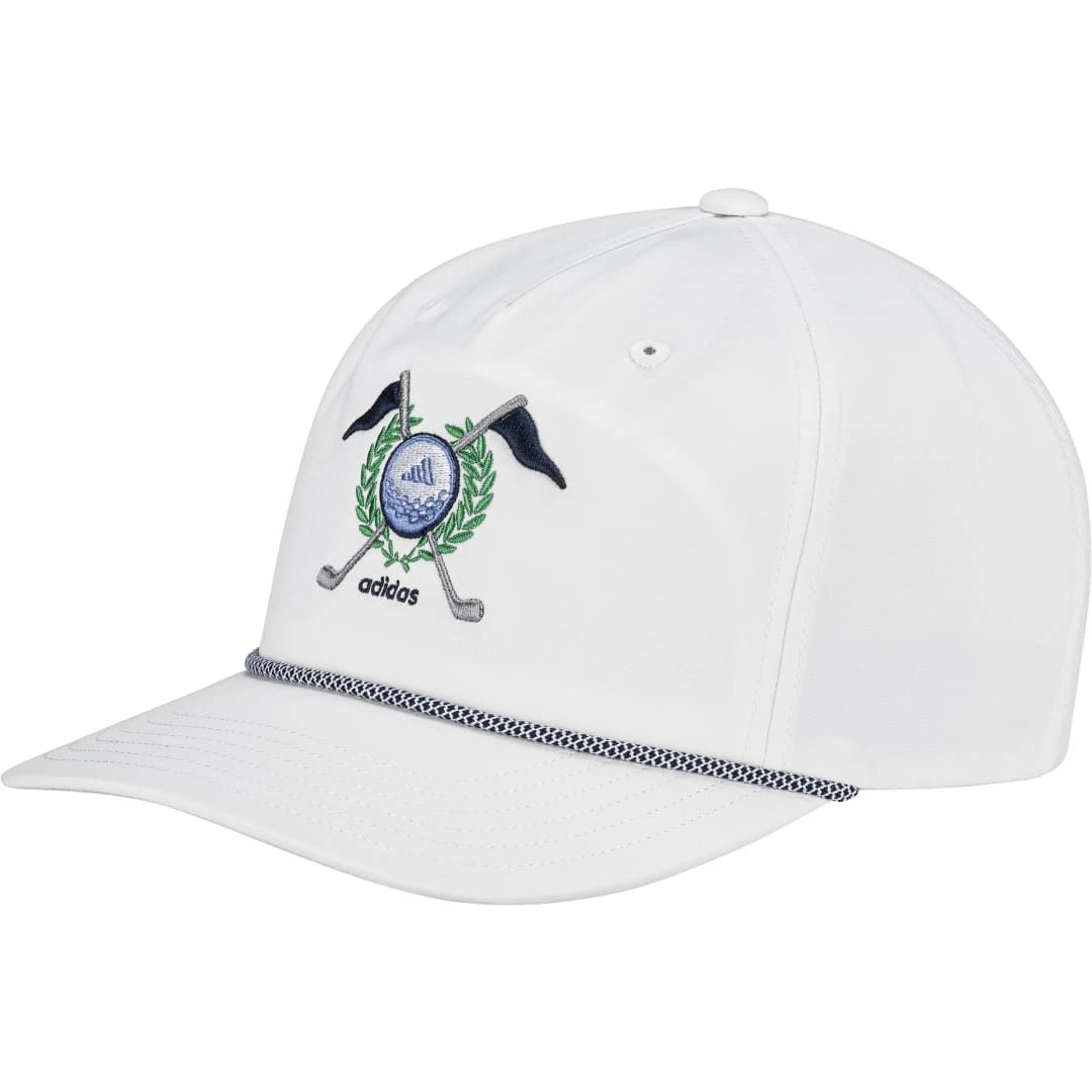 Adidas Men's 2023 Retro 5-Panel Hat - White 3 Adidas Men's 2023 Retro 5-Panel Hat - White