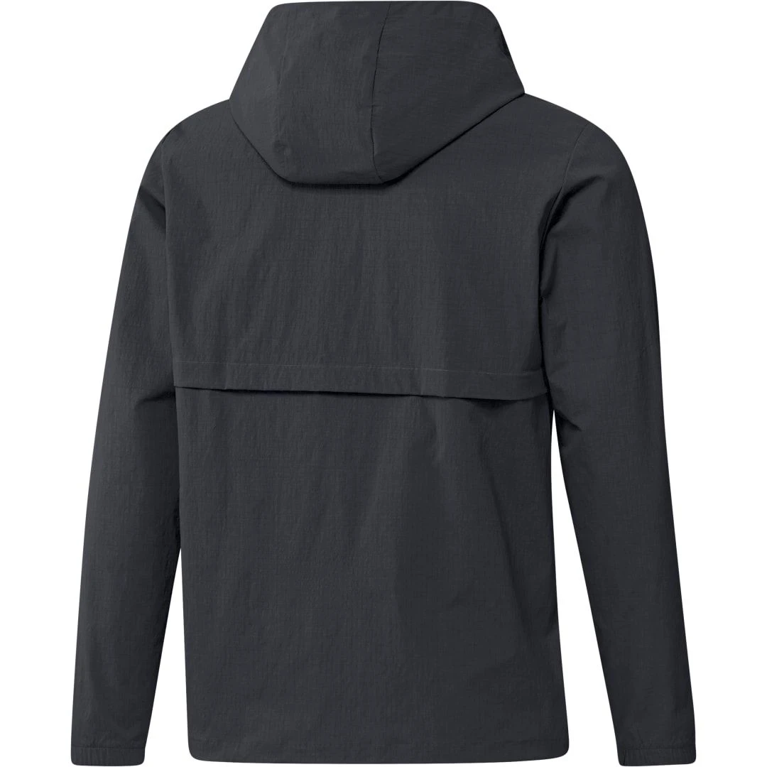 Adidas Men's 2023 Ripstop 1/4 Zip Pullover Hoodie - Black 4 Adidas Men's 2023 Ripstop 1/4 Zip Pullover Hoodie - Black - Image 2