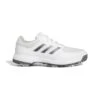 Adidas Mens 2023 Tech Response 3.0 Golf Shoe - White/Silver