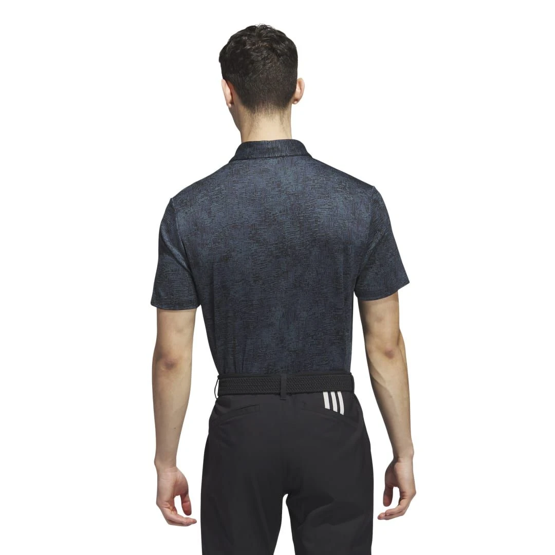 Adidas Men's Aerial Jacquard Polo 2023 - Arctic Night 4 Adidas Men's Aerial Jacquard Polo 2023 - Arctic Night - Image 2