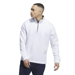 Adidas Men's DWR Quarter-Zip Sweatshirt 2023 - White
