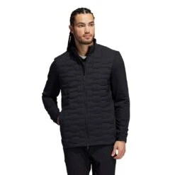 Adidas Men's Frostguard Recycled Content Full-Zip Padded Jacket - Black