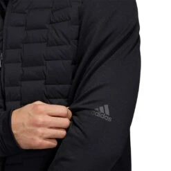 Adidas Men's Frostguard Recycled Content Full-Zip Padded Jacket - Black -golf adidas mens frostguard recycled content full zip padded jacket black 126321 c 4