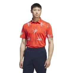 Adidas Men's Oasis Mesh Polo 2023 - Bright Red
