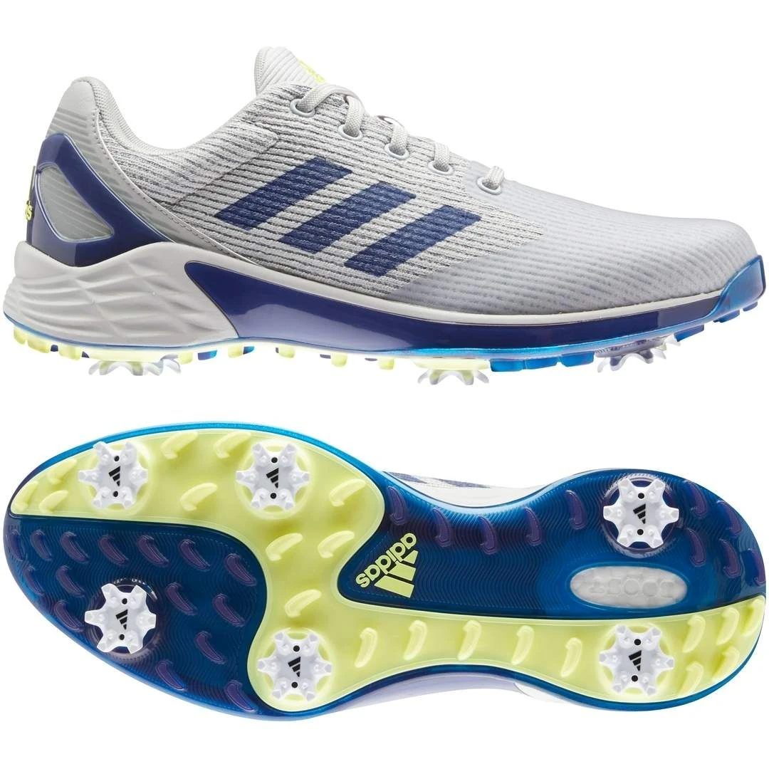 Adidas Men's ZG21 Motion Recycled Polyester Golf Shoe - Grey/Blue 3 Adidas Men's ZG21 Motion Recycled Polyester Golf Shoe - Grey/Blue