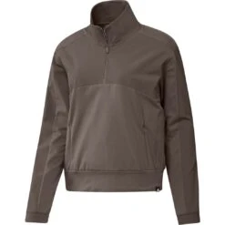 Adidas Women's 2022 1/4 Zip Jacket - Earth Strata