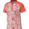 Adidas Women's 2023 Floral Golf Polo - Coral