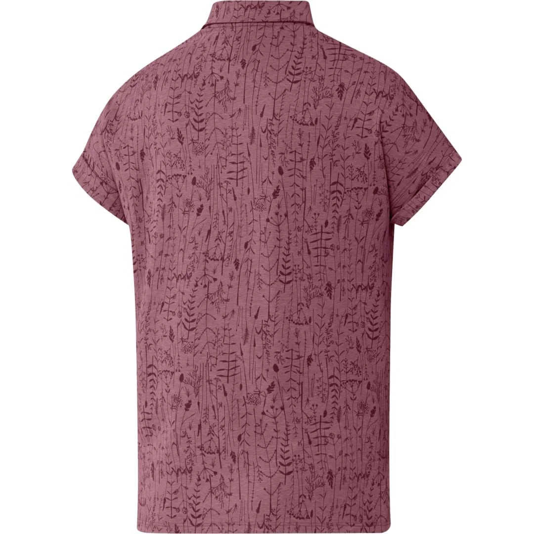 Adidas Women's 2023 Go-To Print Polo - Pink Strata 4 Adidas Women's 2023 Go-To Print Polo - Pink Strata - Image 2