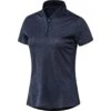 Adidas Women's 2023 Jacquard Polo - Navy -golf adidas womens 2023 jacquard polo navy 137499 c 1