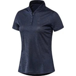 Adidas Women's 2023 Jacquard Polo - Navy