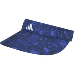 Adidas Women's 2023 Print Wide Visor - Navy/Blue