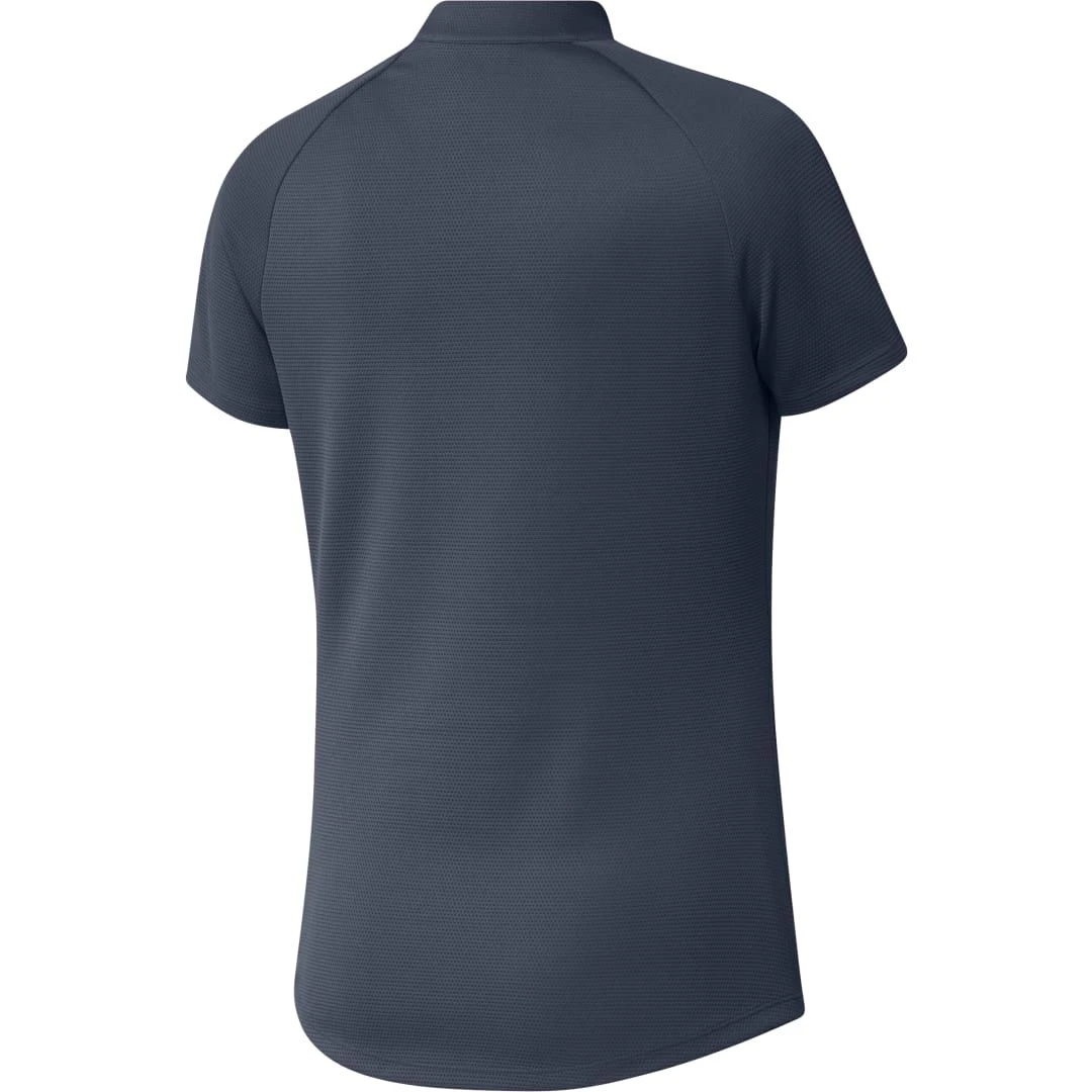 Adidas Women's 2023 Texture Polo - Navy 4 Adidas Women's 2023 Texture Polo - Navy - Image 2