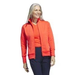 Adidas Women's COLD.RDY Jacket 2023 - Bright Red -golf adidas womens coldrdy jacket 2023 bright red 145121 c 3