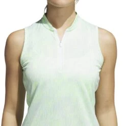 Adidas Women's Essentials Sleeveless Polo 2023 - Lucid Lemon -golf adidas womens essentials sleeveless polo 2023 lucid lemon 144945 c 4