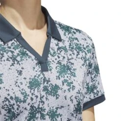 Adidas Women's Jacquard Polo 2023 - Wonder Blue/Arctic Night -golf adidas womens jacquard polo 2023 wonder bluearctic night 144925 c 4