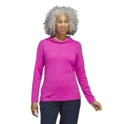 Adidas Women's Performance Golf Hoodie 2023 - Fuschia