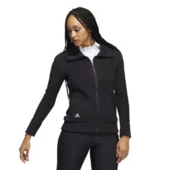 Adidas Women's Polar Fleece Jacket 2023 - Black -golf adidas womens polar fleece jacket 2023 black 135955 c 3