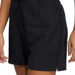 Adidas Women's Solid 5-Inch Shorts - Black -golf adidas womens solid 5 inch shorts black 126699 c 4