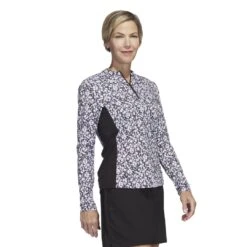 Adidas Women's Ultimate365 Printed 1/4-Zip Mock-Neck Pullover 2023 - Black 8 Adidas Women's Ultimate365 Printed 1/4-Zip Mock-Neck Pullover 2023 - Black -golf adidas womens ultimate365 printed 14 zip mock neck pullover 2023 black 137258 c 3