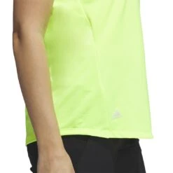 Adidas Women's Ultimate365 Solid Sleeveless Polo 2023 - Lucid Lemon -golf adidas womens ultimate365 solid sleeveless polo 2023 lucid lemon 144957 c 4