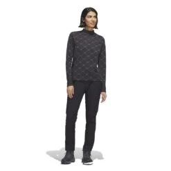 Adidas Women's Ultimate365 Tour Monogram Mock Neck Long-Sleeve Top 2023 - Black 10 Adidas Women's Ultimate365 Tour Monogram Mock Neck Long-Sleeve Top 2023 - Black -golf adidas womens ultimate365 tour monogram mock neck long sleeve top 2023 black 145065 c 3