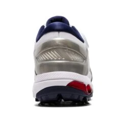 Asics Men's Gel-Course Duo Boa White/Navy Golf Shoes -golf asics gel course duo boa shoe pair back 1