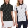 Callaway Women's Chevron Floral Print Golf Shirt 2 Callaway Women's Chevron Floral Print Golf Shirt -golf callaway womens chevron floral print golf shirt 123624 c 1