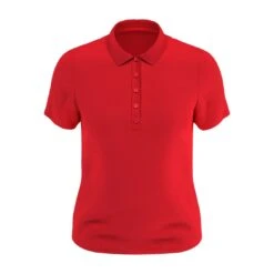 Callaway Women's 2022 Solid Swing Tech Polo -golf cap 22 swing tech knit geranium