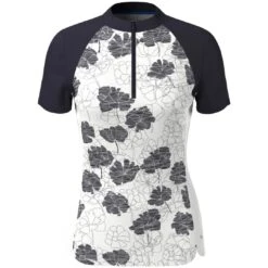 Callaway Women's Cut-Out Textured Floral Golf Top -golf cap cut out texture floral