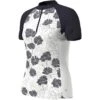 Callaway Women's Cut-Out Textured Floral Golf Top -golf cap cut out texture floral 2