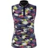 Callaway Women's Multicolor Camo Sleeveless Polo 2023 -golf cap multi color camo