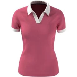 Callaway Women's Color Block V-Placket Polo -golf cap v placket color block fruit