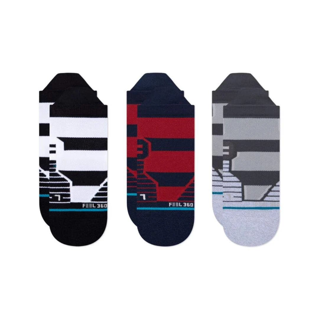 Stance Men's Crossbar Tab Socks 3 Pack 3 Stance Men's Crossbar Tab Socks 3 Pack
