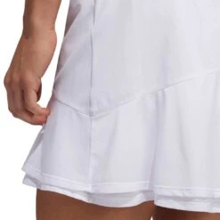 Adidas Women's Ultimate 365 16 Inch White Frill Skort -golf fk0531 app on model detail 3 white