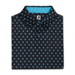 FootJoy Men's Flower Foulard Polo 23 - Black