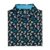FootJoy Men's Jungle Leaves Polo 23 - Black