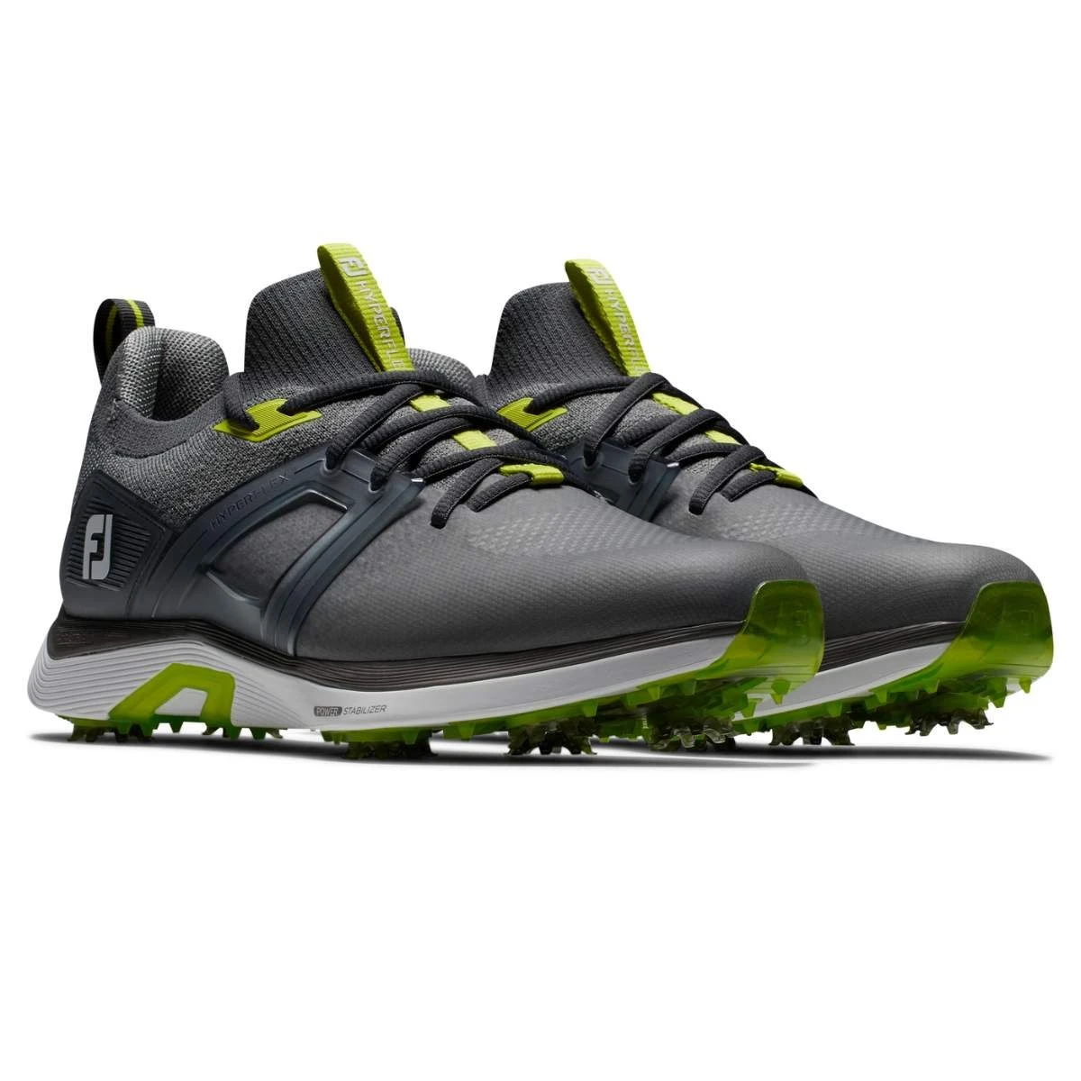 FootJoy Men's Hyperflex Gray/Lime Golf Shoe - 51044 6 FootJoy Men's Hyperflex Gray/Lime Golf Shoe - 51044 - Image 4