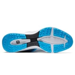 FootJoy Men's Fuel Sport White/Blue Golf Shoe - 55454 -golf foo 55454 fuel sport 2