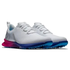 FootJoy Men's Fuel Sport White/Pink Golf Shoe -55455 -golf foo 55455 fuel sport 4