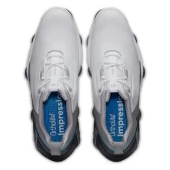 FootJoy Men's Tour Alpha White/Gray Golf Shoe - Previous Season Style 55506 -golf foo 55506 tour alpha 5