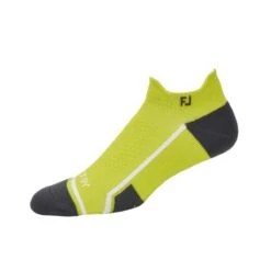 FootJoy Men's Tech D.R.Y. Roll Tab Golf Sock 23 -golf foo tech d.r.y roll tab green