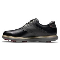 FootJoy Men's Traditions Golf Shoe - Black 57904 -golf footjooy 57904 traditions golf shoe inside